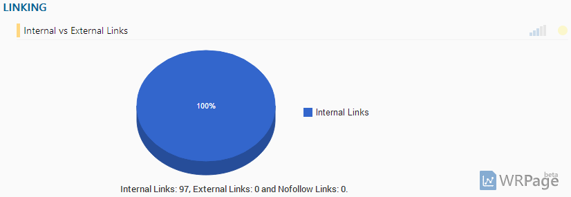 link analysis section